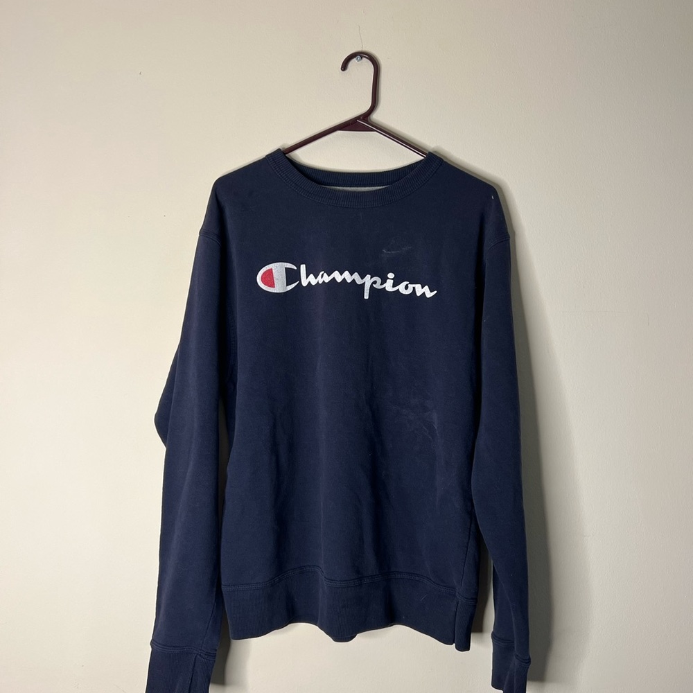 CHAMPION BUNDLE CREWNECK AND TEE SHIRT